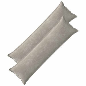vidaXL Housse de coussin 2 pcs HOUTEN Gris clair 40 x 145 cm