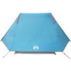 vidaXL Tente de camping 2 personnes bleu imperm&eacute;able
