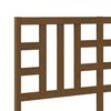 vidaXL T&ecirc;te de lit Marron miel 146x4x100 cm Bois massif de pin