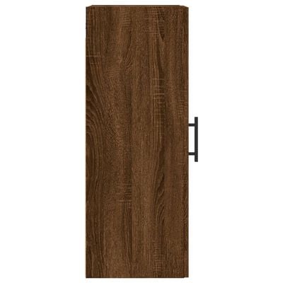 vidaXL Armoire murale chêne marron 34,5x34x90 cm bois d'ingénierie