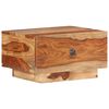 vidaXL Table de chevet 40 x 40 x 25 cm Bois massif