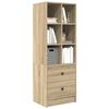 vidaXL Haut Armoire avec tiroir Ch&ecirc;ne Sonoma 45,5 x 34 x 127 cm
