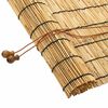 vidaXL Store enrouleur Naturel 60 x 220 cm Roseau
