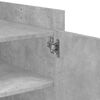 vidaXL Table basse gris béton 80x50x50 cm bois d'ingénierie