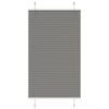 vidaXL Store pliss&eacute; anthracite 80x100 cm largeur du tissu 79,4 cm