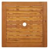 vidaXL Table pliable de jardin 60x60x75 cm Bois d'acacia solide