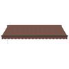 vidaXL Auvent r&eacute;tractable automatique marron 450x350 cm