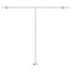 vidaXL Auvent manuel r&eacute;tractable avec LED 350x250 cm Anthracite