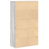 vidaXL Biblioth&egrave;que sonoma gris 60x24x101,5 cm bois d'ing&eacute;nierie