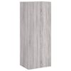 vidaXL Unit&eacute;s murales TV 4 pcs sonoma gris bois d'ing&eacute;nierie