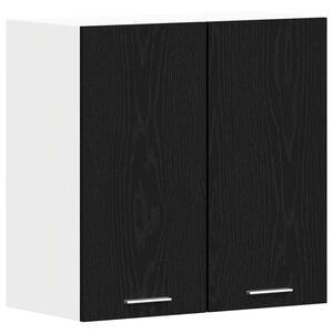 vidaXL Armoire suspendue Lyon Ch&ecirc;ne noir 60 x 31 x 60 cm