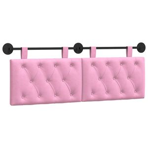 vidaXL T&ecirc;te de lit suspendue Rose Tissu