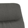 vidaXL Chaise de relaxation Gris fonc&eacute; Tissu