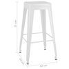 vidaXL Ensemble de bar 7 pcs Noir et blanc