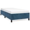 vidaXL Cadre de lit sans matelas bleu fonc&eacute; 80x200 cm velours