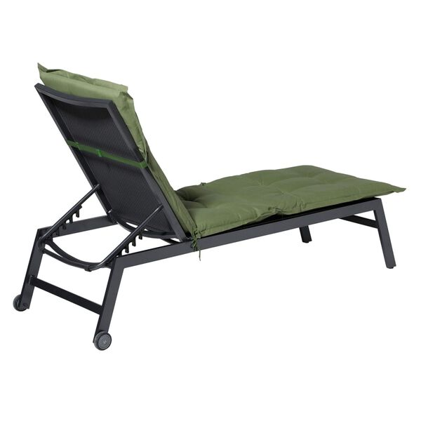 Madison Coussin de chaise longue Basic 200x60 cm vert