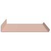 vidaXL &Eacute;tag&egrave;re flottante 2 pcs Rose 60 x 18 x 2,5 cm Acier
