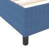 vidaXL Cadre de lit plateforme Bleu 140 x 200 cm tissu