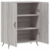 vidaXL Buffet sonoma gris 69,5x34x90 cm bois d'ing&eacute;nierie
