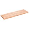 vidaXL Dessus de table bois massif trait&eacute; bordure assortie
