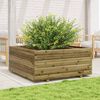vidaXL Jardini&egrave;re 110x110x49,5 cm bois de pin impr&eacute;gn&eacute;