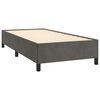 vidaXL Sommier &agrave; lattes de lit avec matelas Gris fonc&eacute; 100x200 cm