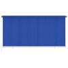 vidaXL Store roulant d'ext&eacute;rieur 300x140 cm Bleu PEHD
