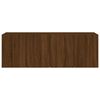 vidaXL Meubles TV muraux 2 pcs ch&ecirc;ne marron 60x30x41 cm