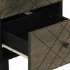 vidaXL Buffet noir 40x33x75 cm bois massif de manguier