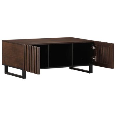 vidaXL Table basse marron 100x55x40 cm bois de manguier massif