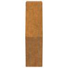 vidaXL Jardini&egrave;res murales 2 pcs Rouill&eacute; Acier corten 46x10x40 cm
