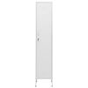 vidaXL Armoire à casiers Blanc 35x46x180 cm Acier