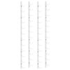 vidaXL Casier &agrave; vin mural pour 12 bouteilles 2 pcs Blanc Fer