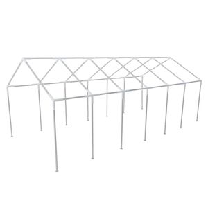 vidaXL Cadre en acier pour tente de r&eacute;ception de 12x6 m