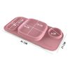 DERYAN Napperons enfant Quuby Silicone Rose