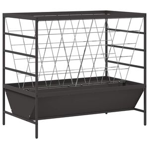 vidaXL Nourrisseur pour Animaux Noir 100 x 60 x 90 cm