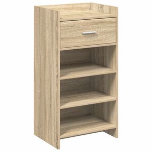 vidaXL Cabinet &agrave; chaussures avec tiroir Ch&ecirc;ne Sonoma 48 x 36 x 92 cm