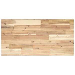 vidaXL Dessus de meuble de salle de bain non trait&eacute; bois d'acacia