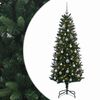 vidaXL Arbre de No&euml;l Artificiel avec Boule 120 cm 150 LED Blanc chaud