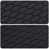 vidaXL Tapis de voiture 4 pcs Noir Caoutchouc