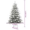 vidaXL Sapin de No&euml;l Artificiel &agrave; Branches Articul&eacute;es Blanc 210 cm