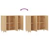 vidaXL Buffet ch&ecirc;ne sonoma 90x34x80 cm bois d'ing&eacute;nierie