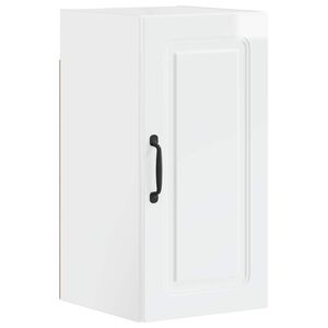 vidaXL Armoire murale de salle de bain UTRECHT Blanc brillant