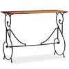 vidaXL Table console Bois massif de Sesham 100 x 40 x 75 cm