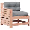 vidaXL Salon de jardin 4 pcs avec coussins bois massif douglas