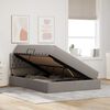 vidaXL Lit avec rangement et matelas avec matelas Taupe 140 x 200 cm