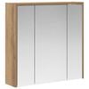 vidaXL Armoire Miroir de Salle de Bain Ch&ecirc;ne artisan