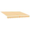 vidaXL Auvent R&eacute;tractable Jaune 300 x 200 cm tissu