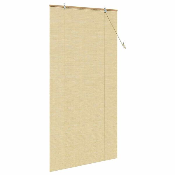 vidaXL Store enrouleur avec des rideaux Nature 110 x 220 cm Bambou