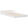 vidaXL Cadre de lit Blanc 80 x 210 cm Pin massif